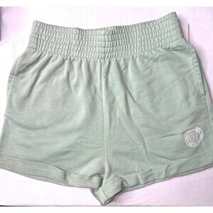 Nike Womens Sage Green Casual Elastic Waist Shorts M